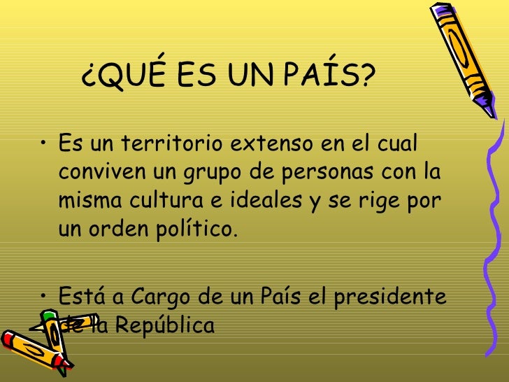 Organización del País