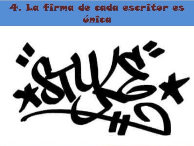 Graffitis de firmas - Imagui
