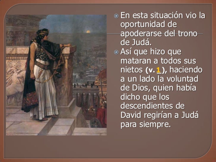 Reinado malvado de atalia en juda