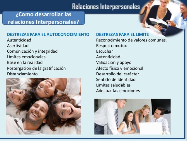 Relaciones interpersonales