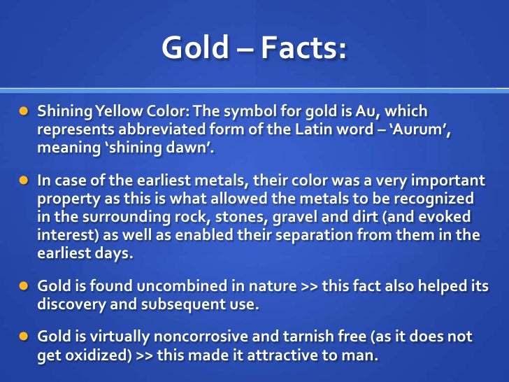 Gold Chemical Properties Reactivity Gold Chemical Properties Reactivity