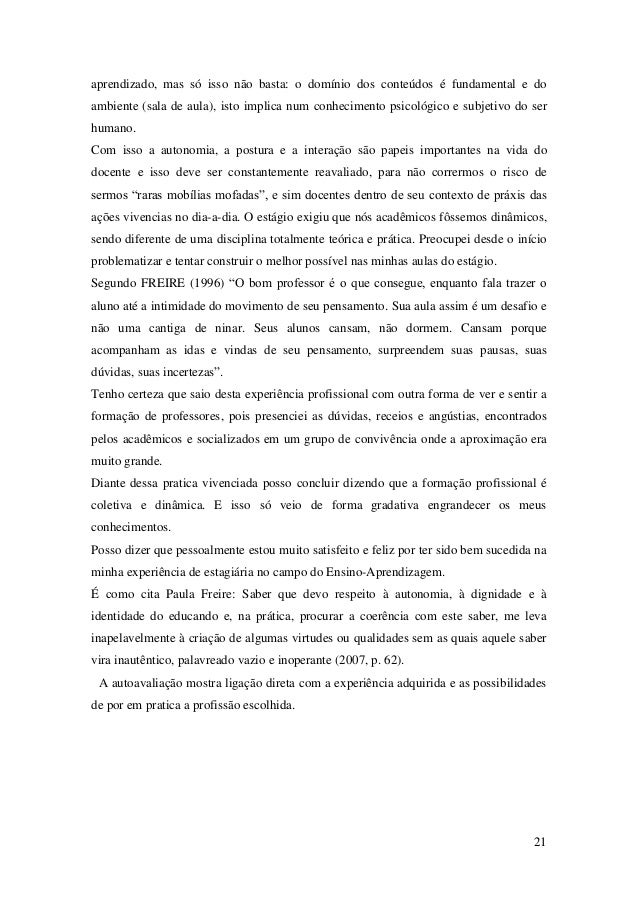 Relatorio de estagio