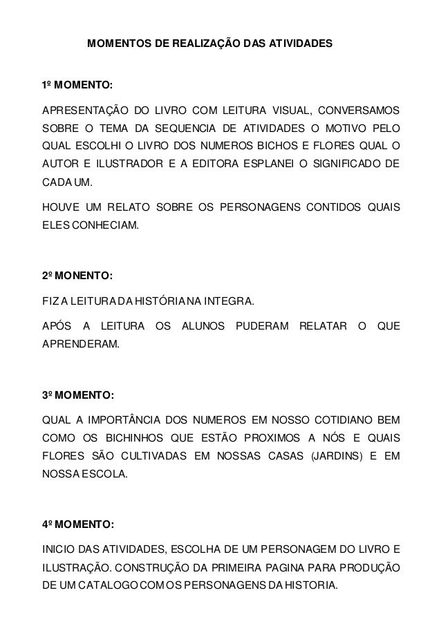 Relatorio de atividade