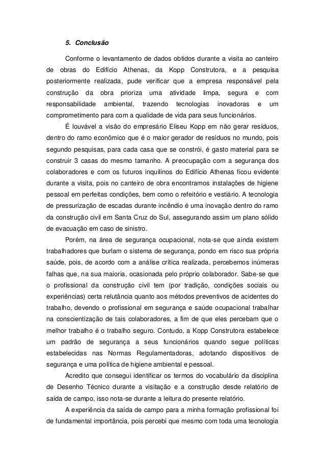 Relatorio desenho