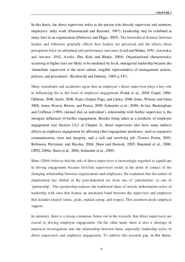 Dissertation on leadership styles in education
