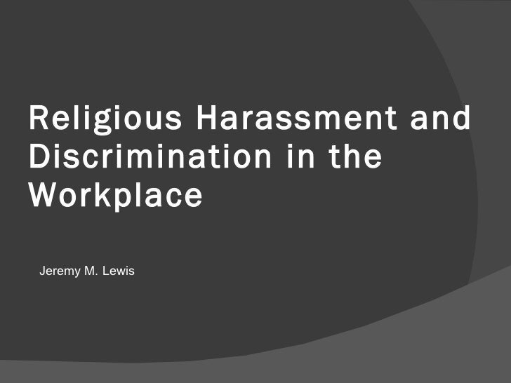 Religion And Discrimination Essay