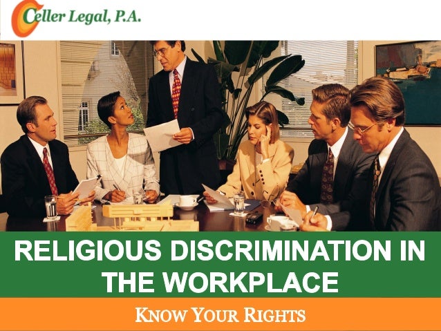 religious discrimination in the work place
