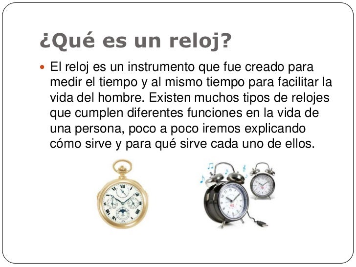Relojes