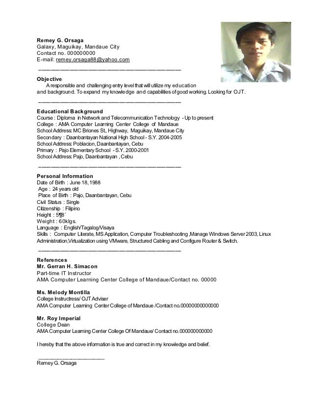 Strong resume examples