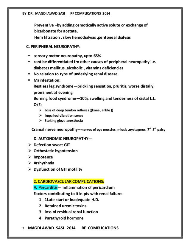 Dialysis Disequilibrium