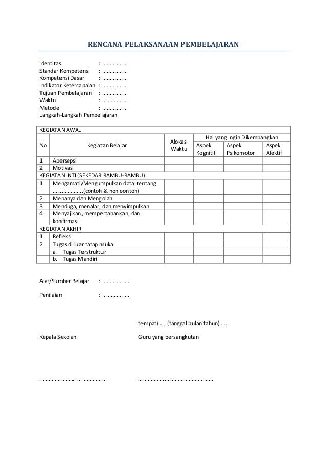rpp bk kurikulum 2013 truekeyword com pdf free download format rpp kurikulum 2006