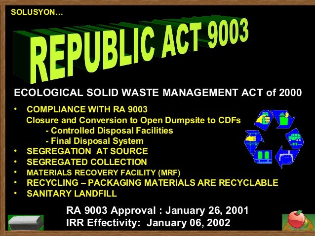 ecological solid waste management ecological solid waste management