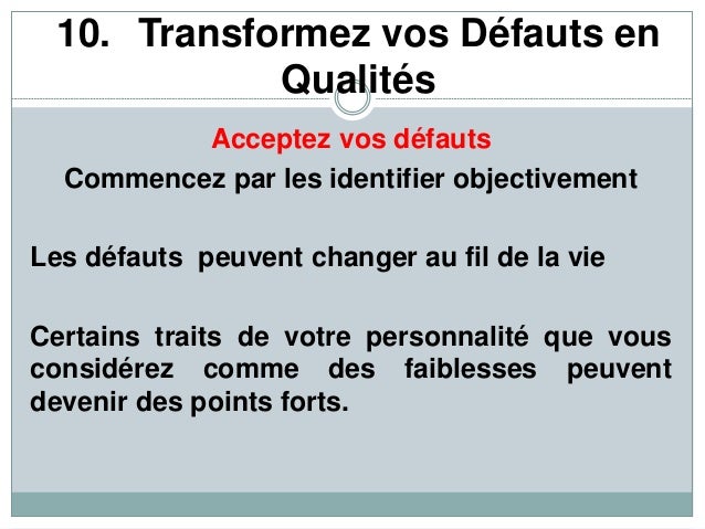 comment renforcer votre personnalité
