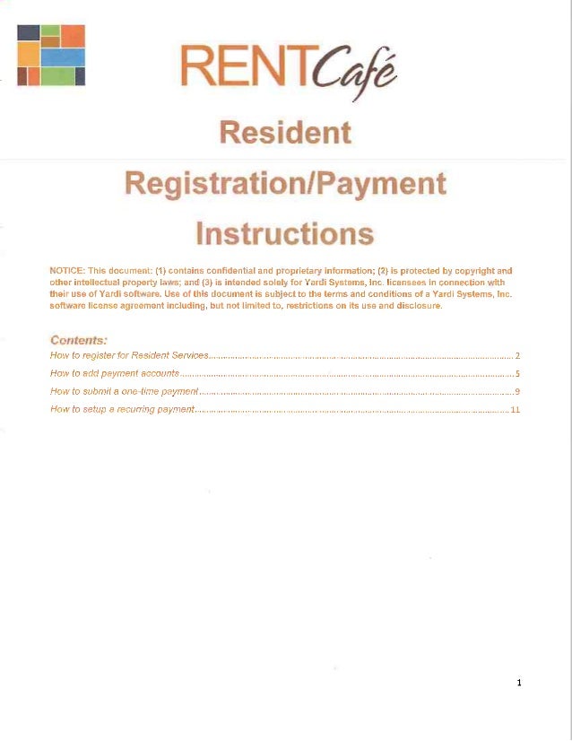 Rent Cafe Resident Registration Payment Instructions Rent Cafe Resident Registration Payment Instructions