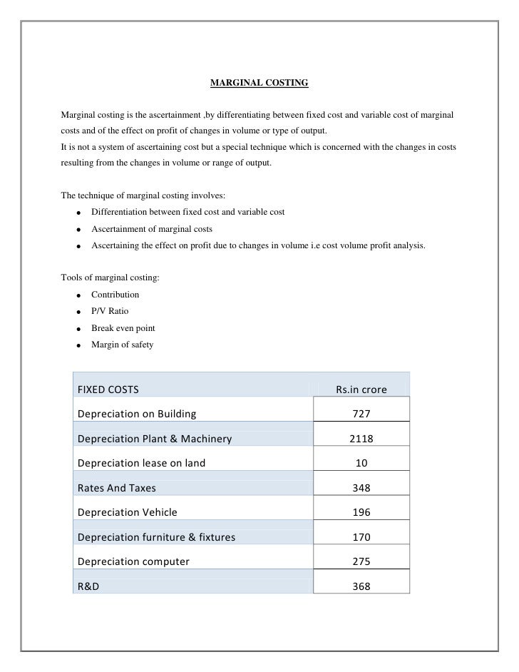analysis of revised schedule vi analysis of revised schedule vi