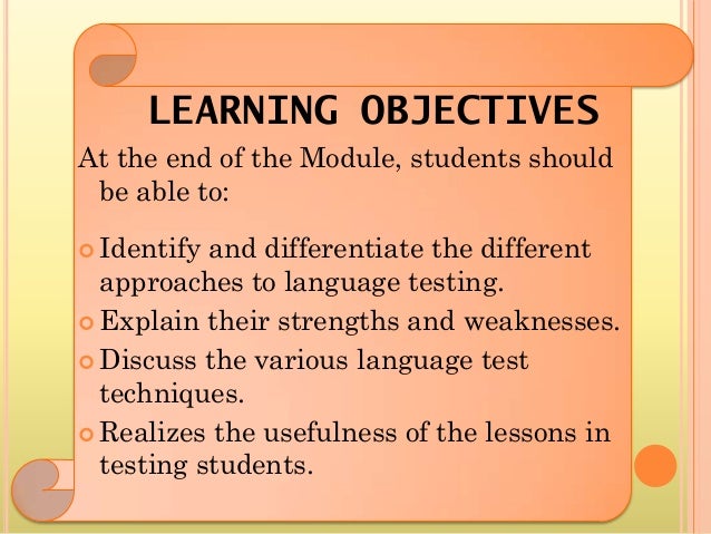 Integrative approach in language testing pdf image