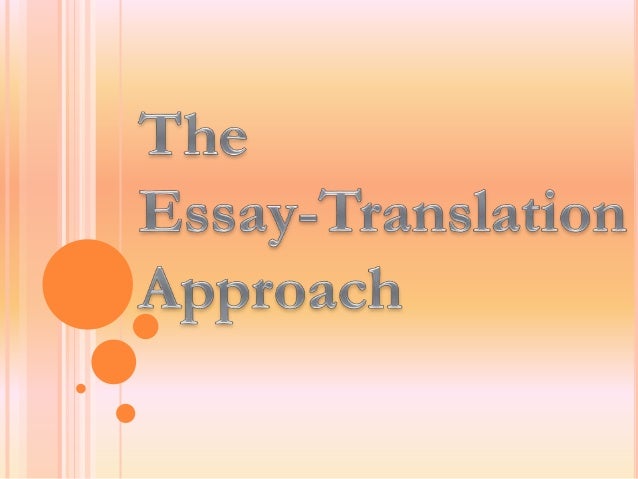 Language features of essay