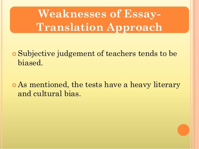 essay about translation