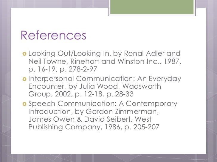 self reflection on interpersonal communication by julia t wood Wood, jt (2007)(5th ed) interpersonal communication: everyday encounters belmont, ca: thomson wadsworth what is my reflection of self assignment. self reflection on interpersonal communication by julia t wood Wood, jt (2007)(5th ed) interpersonal communication: everyday encounters belmont, ca: thomson wadsworth what is my reflection of self assignment.
