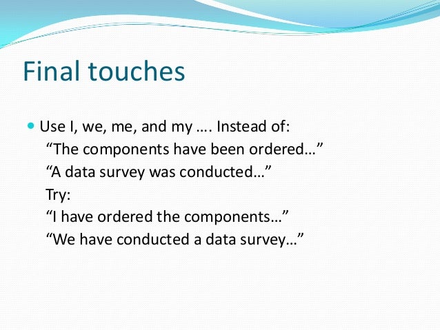 writing a formal report writing a formal report