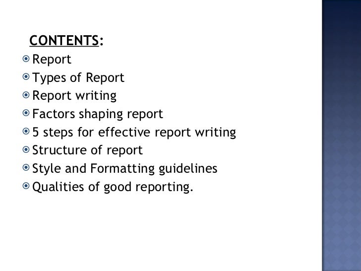 Writing Business Reports - Unilearning