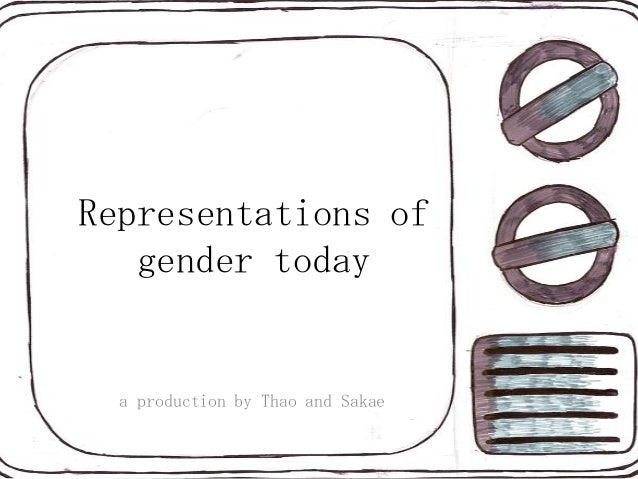 Representation of gender today