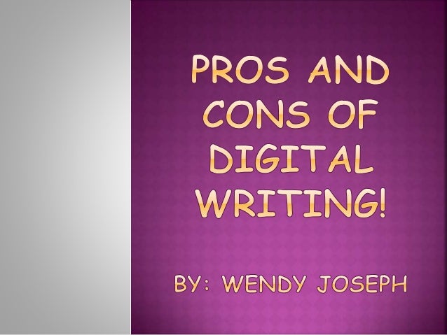 Technology Pros and Cons