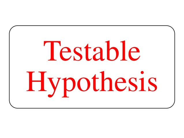 Research Hypothesis ppt