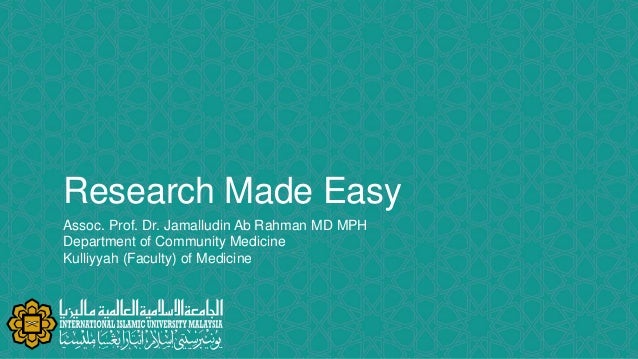 Research techniques made simple
