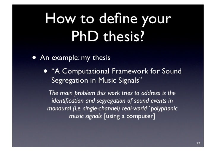 Matthew parkinson phd thesis writing