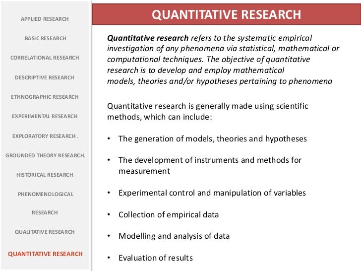 Quantitative thesis pdf