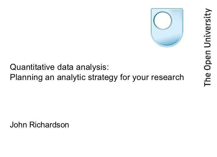 quantitative data analysis methods in research quantitative data analysis methods in research