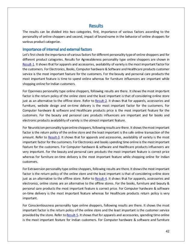 Research papers on consumer buying behavior