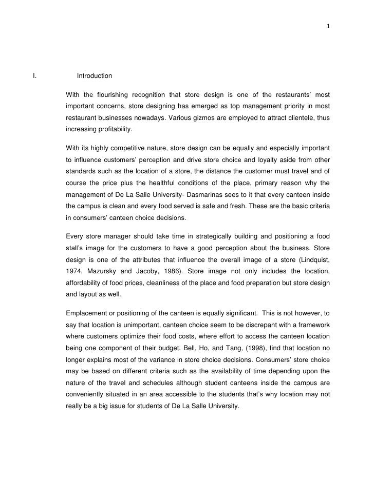 Population Thesis Statement