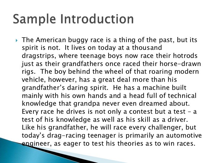 Write an Introductory Paragraph - Start With a Great First Sentence