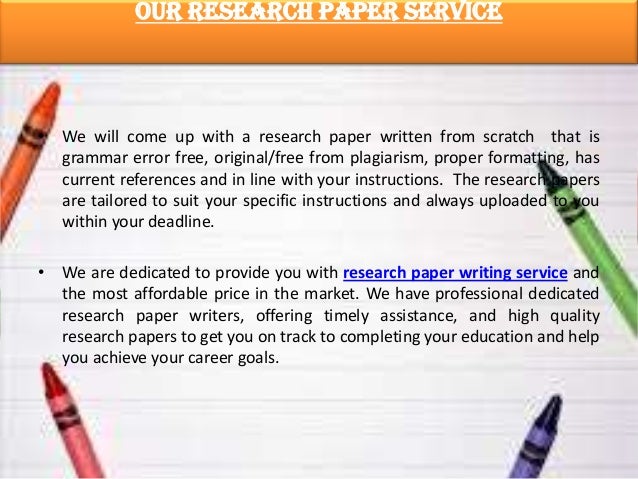Helpful hints writing research paper