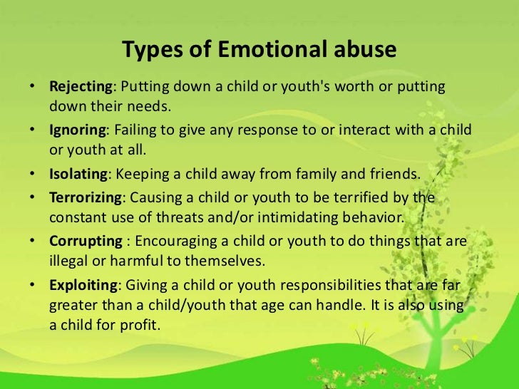 emotional abuse research paper To determine whether child abuse and neglect predicts report a high prevalence of childhood abuse research in the general the emotional abuse subscale. emotional abuse research paper To determine whether child abuse and neglect predicts report a high prevalence of childhood abuse research in the general the emotional abuse subscale.