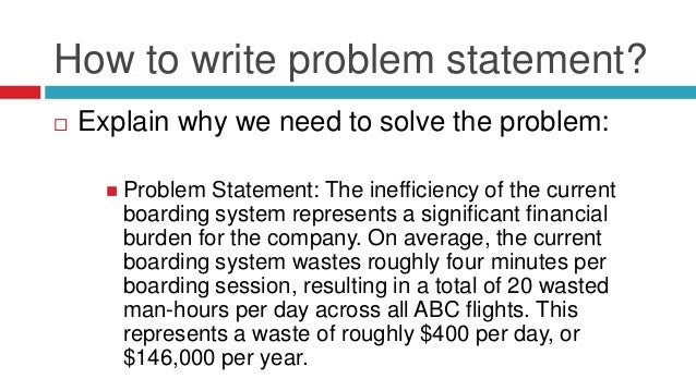 research paper problem statement research paper problem statement