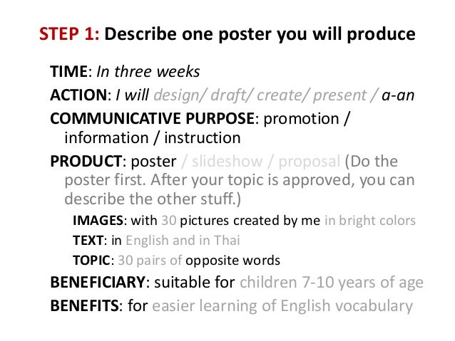 How to write a simple thesis proposal