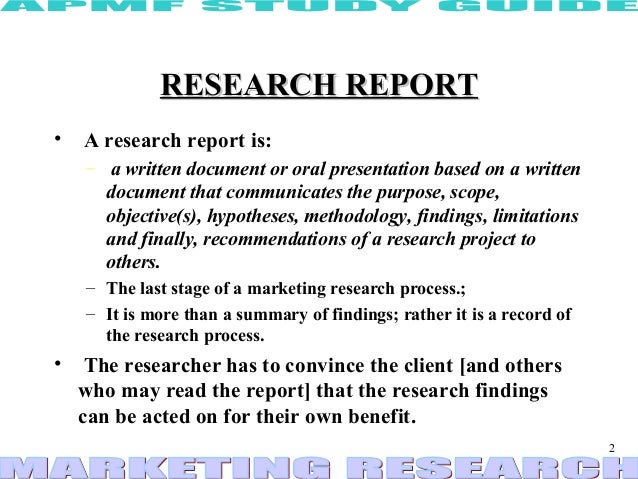 How to write a qualitative research report