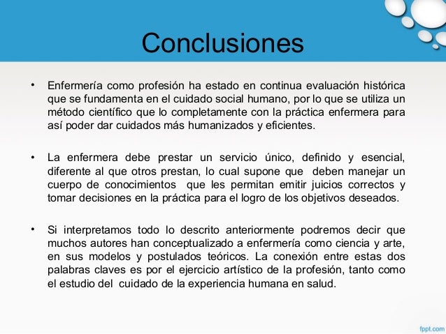 Enfermería Ciencia y Arte del cuidado