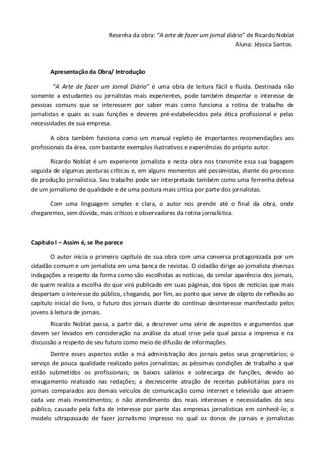 Resenha critica de um artigo