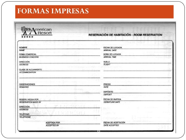 Reservaciones 1