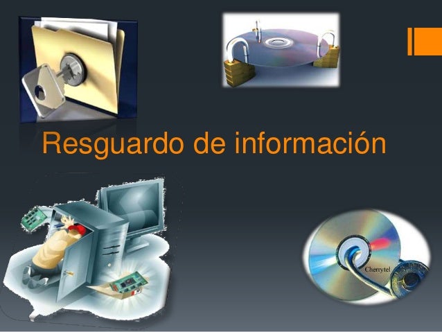 Resultado de imagen para resguardo de la informacion