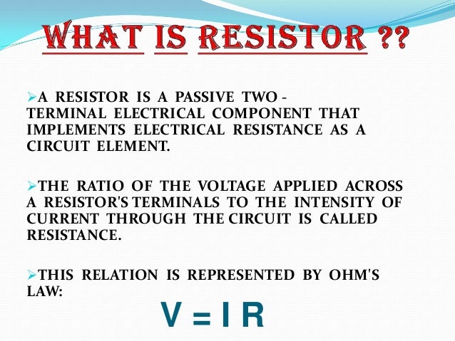 Types Of Resistors Pdf