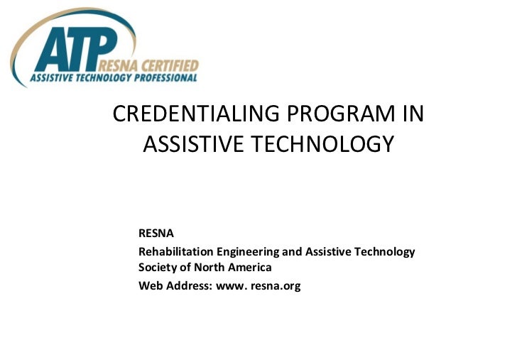 resna atp certification atp certificate