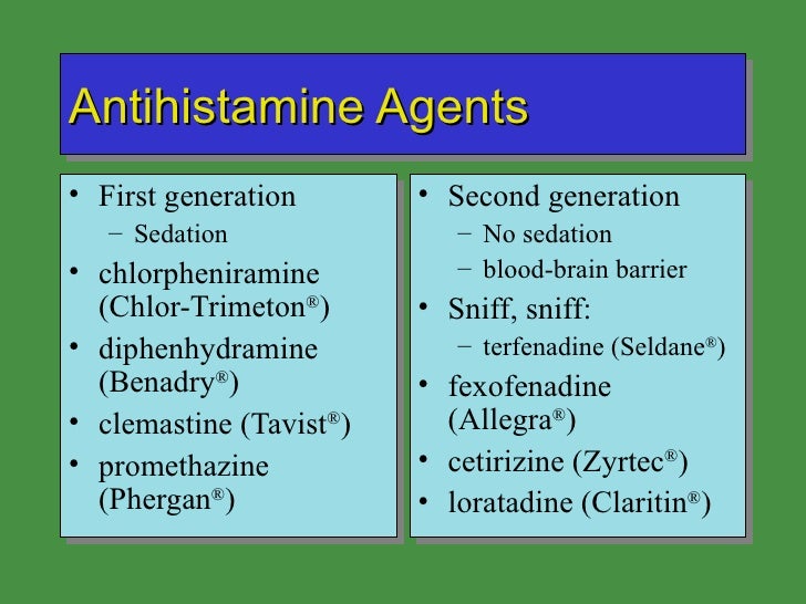 Claritin Vs Benadryl Vs Zyrtec