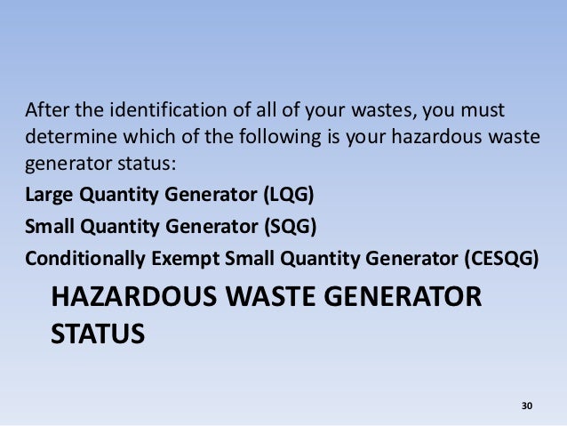 reportable quantity guide rq