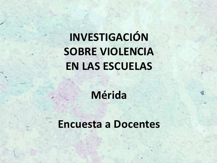 EN LE ESTADO MERIDA en le estado merida: