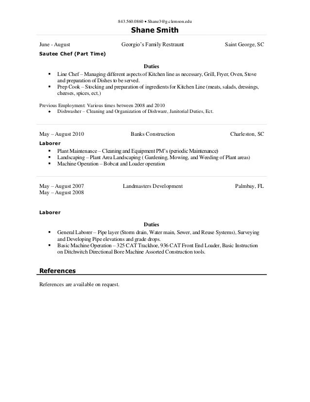 duties of a kitchen hand